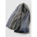 winter gray patchwork color scarf cotton linen women vintage scarves